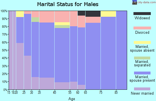 Marengo marital status for males