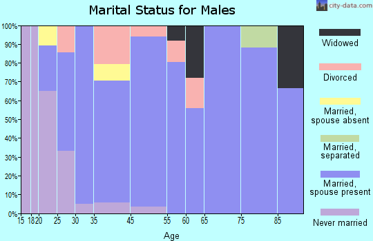 Brookwood marital status for males