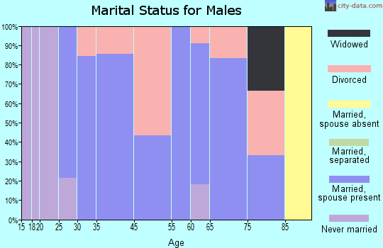 Mason marital status for males