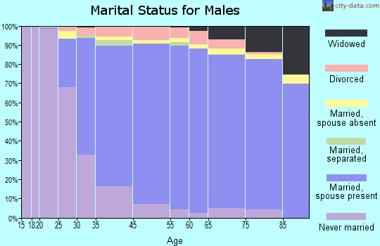 Morton Grove marital status for males