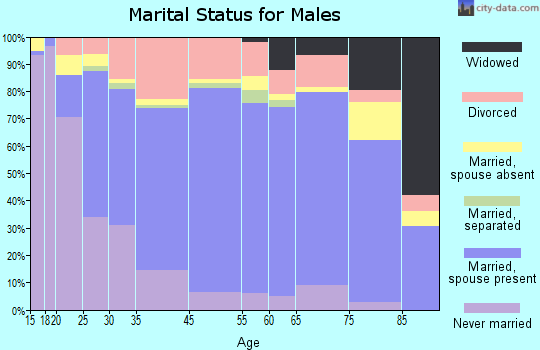 Mount Vernon marital status for males
