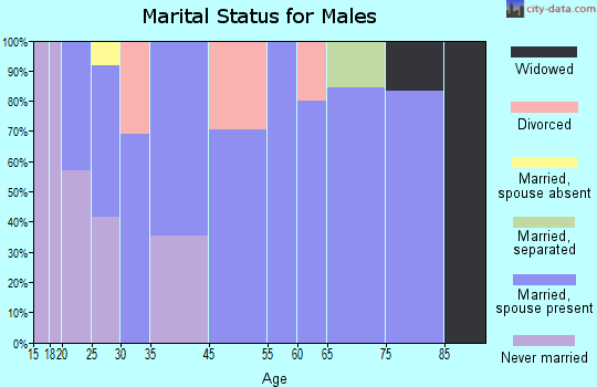 Nilwood marital status for males