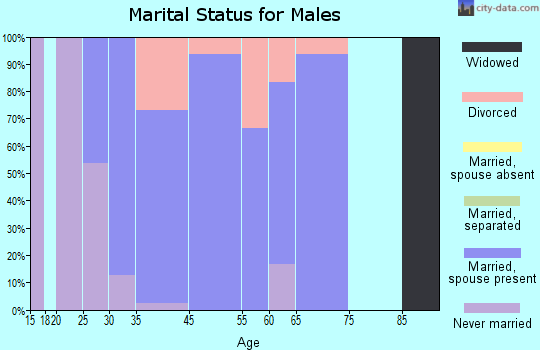 Norwood marital status for males