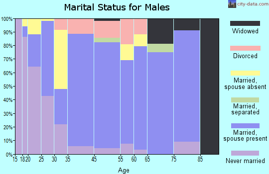Onarga marital status for males