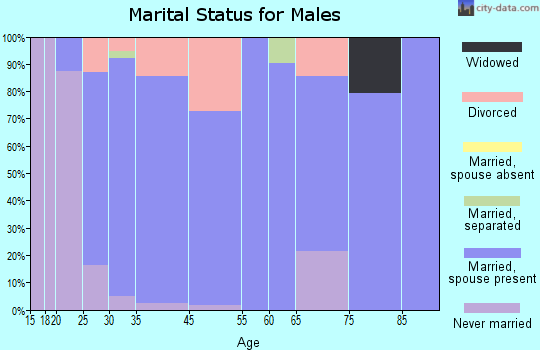 Payson marital status for males