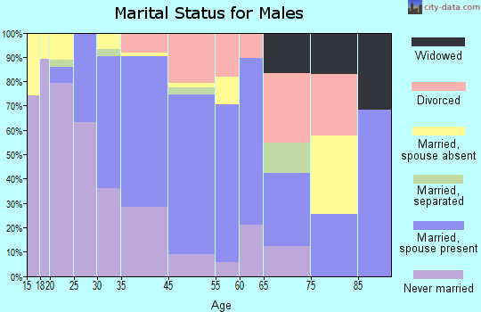 Rosemont marital status for males