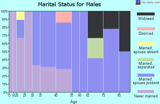 St. Peter marital status for males