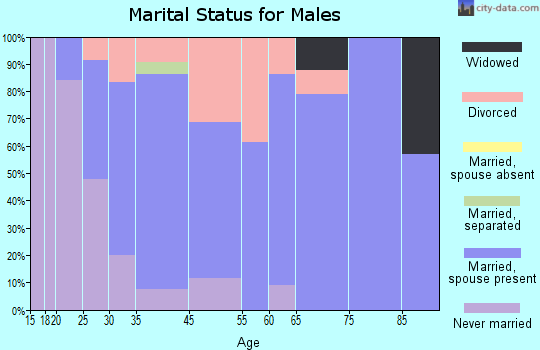 Saybrook marital status for males