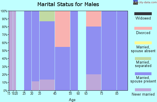 Seaton marital status for males