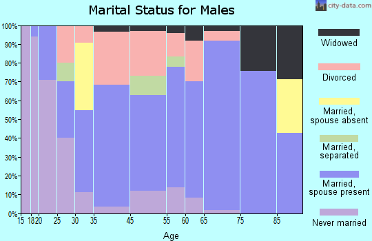 Shawneetown marital status for males