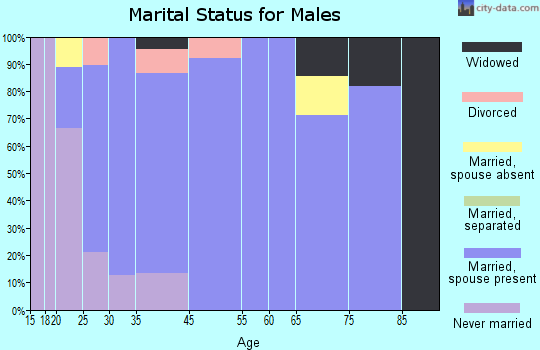 Towanda marital status for males