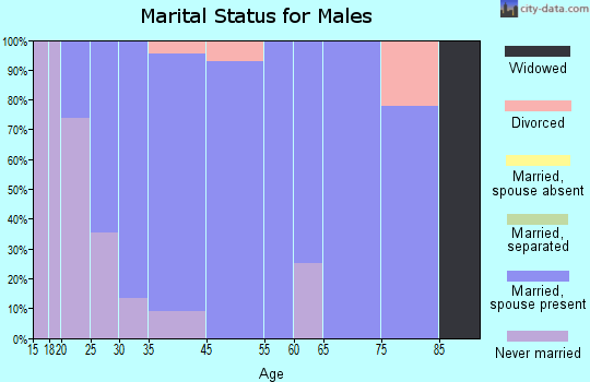 Valmeyer marital status for males