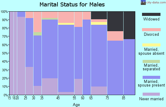 Warren marital status for males