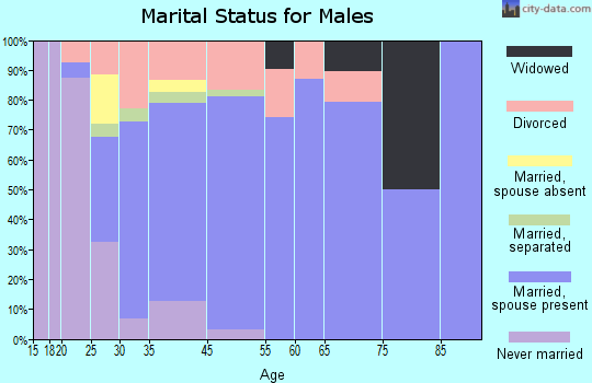 Warrensburg marital status for males