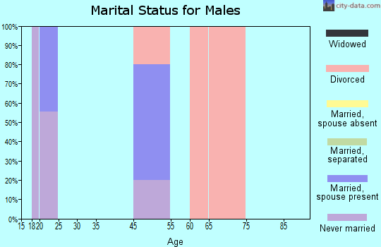 Hyder marital status for males