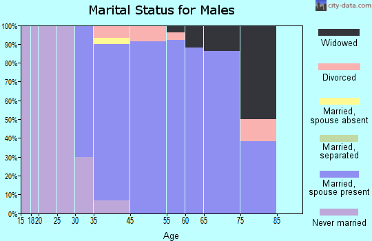 Wayne marital status for males