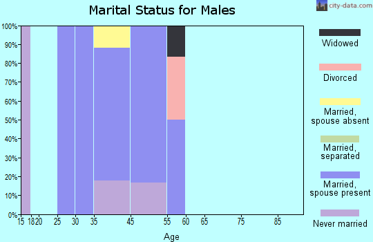 Iliamna marital status for males
