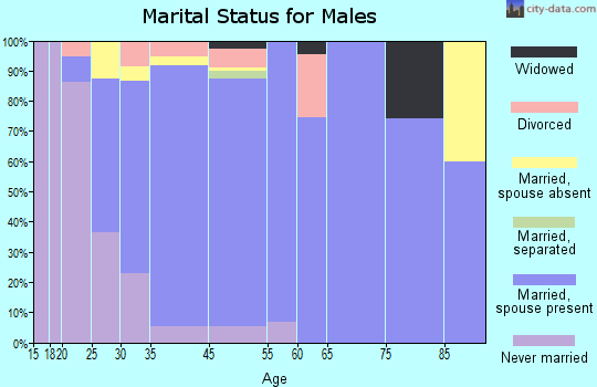 Winfield marital status for males