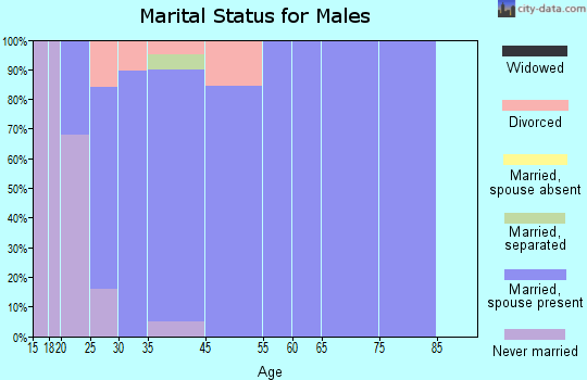 Woodson marital status for males
