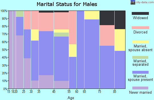 Bloomfield marital status for males
