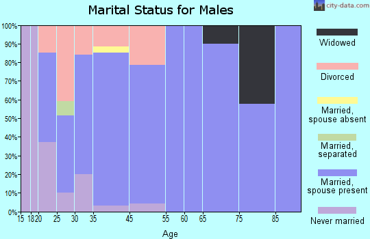 Cicero marital status for males