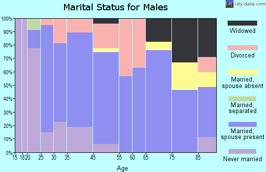Clinton marital status for males