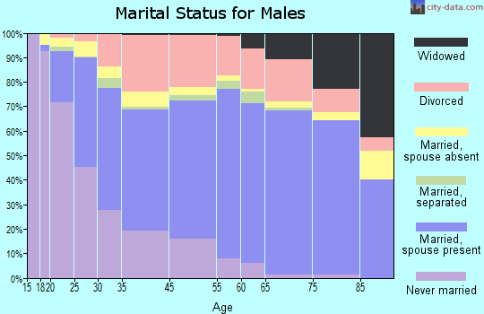 Elkhart marital status for males