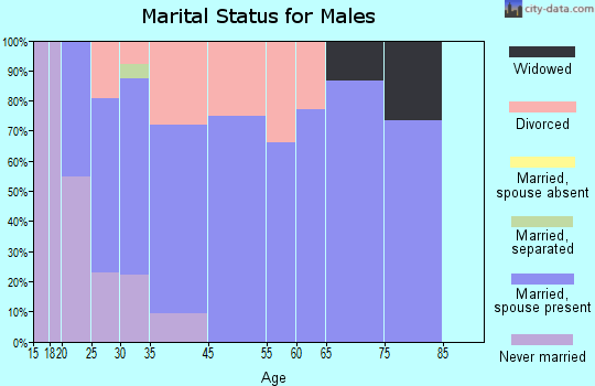 Ellettsville marital status for males