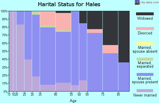Hebron marital status for males