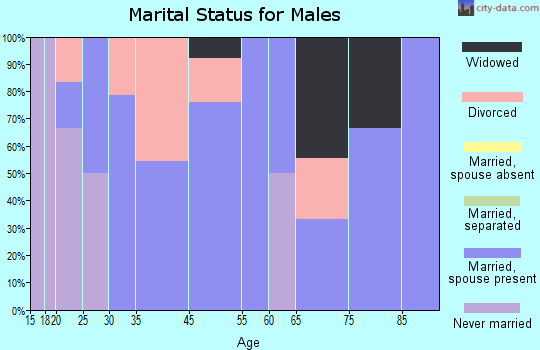 Lizton marital status for males