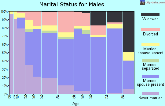 Logansport marital status for males