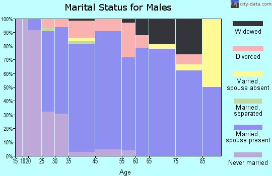 Lowell marital status for males