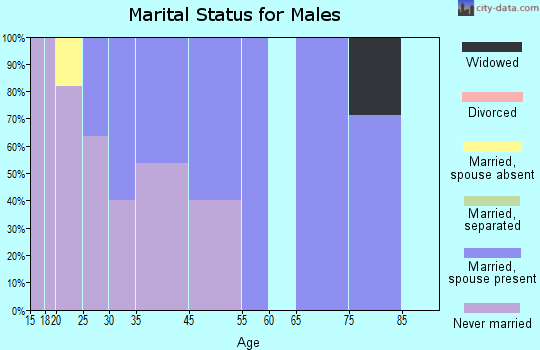 Kwigillingok marital status for males