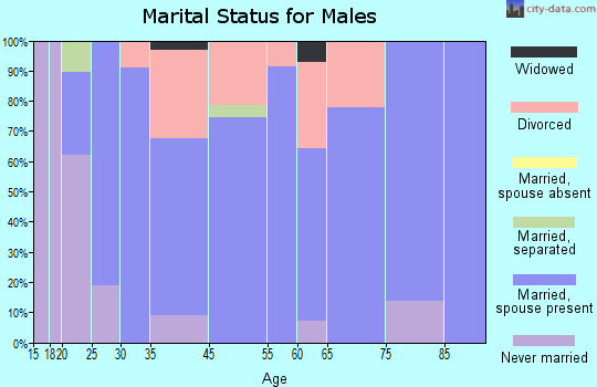 Lynnville marital status for males