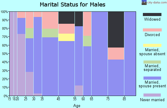 Paragon marital status for males