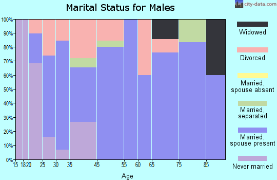 Patoka marital status for males