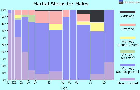 Rensselaer marital status for males