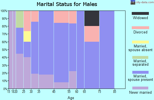 St. Joe marital status for males
