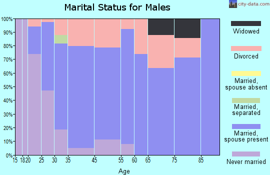 Seelyville marital status for males