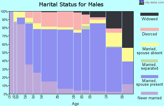 Valparaiso marital status for males