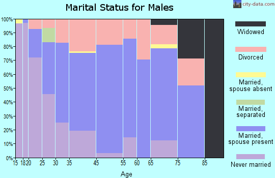 Vevay marital status for males