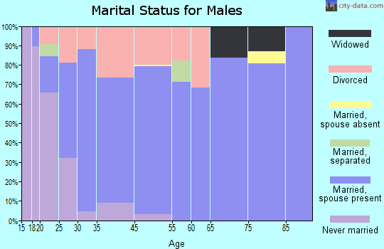 Warren marital status for males