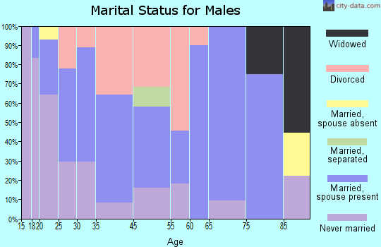 Winslow marital status for males