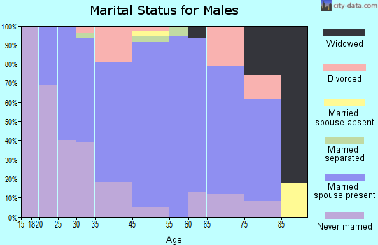 Adel marital status for males