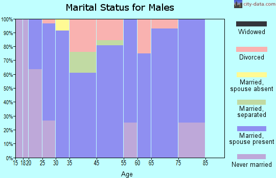 Ainsworth marital status for males