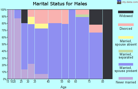 Albion marital status for males