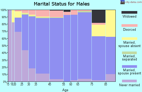 Ankeny marital status for males