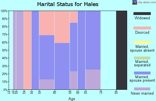 Ayrshire marital status for males