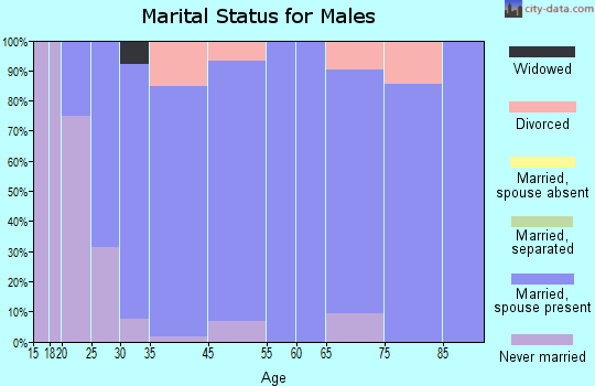 Badger marital status for males