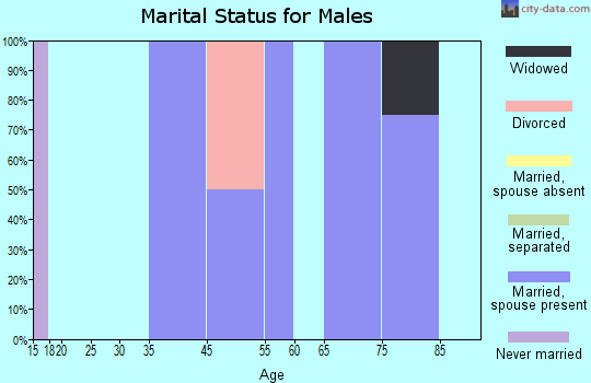 Bassett marital status for males